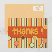 オレンジ感謝していユー ポストカード (正面/裏面)