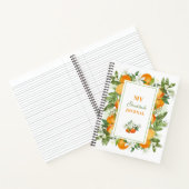 オレンジ感謝ジャーナル ノートブック (内部)