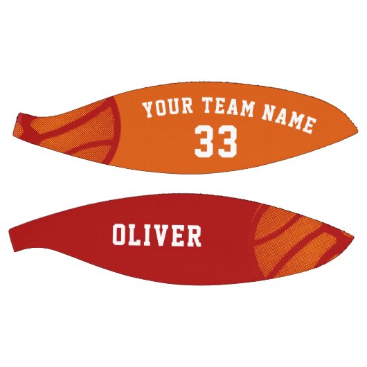 オレンジ抽象芸術バスケットボールプレイヤー名チーム バスケットボール (パネル)