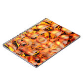 オレンジ抽象芸術 ノートブック (左側)