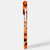 オレンジ抽象芸術 Case-Mate iPhoneケース (裏面 / 左)