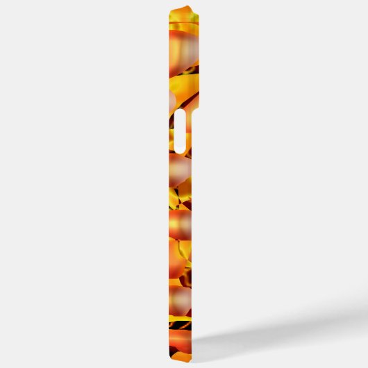 オレンジ抽象芸術 Case-Mate iPhoneケース (裏面 / 右)