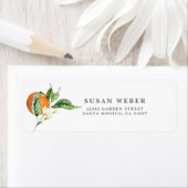 オレンジ招待状 ラベル (インサイチュ)