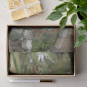 オレンジ数々の色の緑のロボットの切り離 薄葉紙 (ギフト)