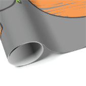 オレンジ文字C ラッピングペーパー (ロールコーナー)