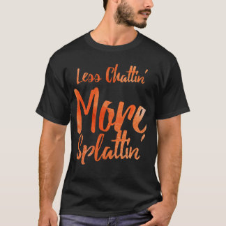 オレンジ文字Tシャツでチャットよりスプラトゥーン! Tシャツ