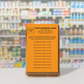 オレンジ文房具の事業用商品又はサービス 便箋