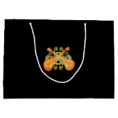 オレンジ日が差すことギタズ信じられないほどの予算 ラージペーパーバッグ (裏面)