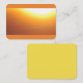 オレンジ日が差すこと 名刺 (正面/裏面)