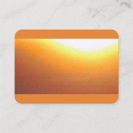 オレンジ日が差すこと 名刺