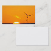 オレンジ日没の名刺 名刺 (正面/裏面)