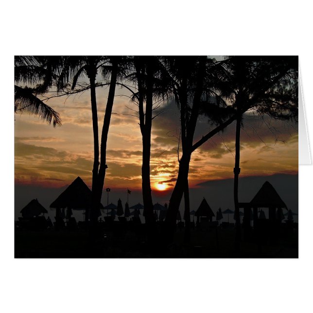 オレンジ日没のthialand (正面横)