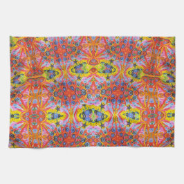 オレンジ星の島2 キッチンタオル