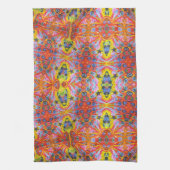 オレンジ星の島2 キッチンタオル (縦)