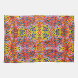 オレンジ星の島4 キッチンタオル