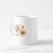オレンジ春の花ブーケfor You コーヒーマグカップ (正面左)