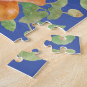 オレンジ春の花 ジグソーパズル (側面)