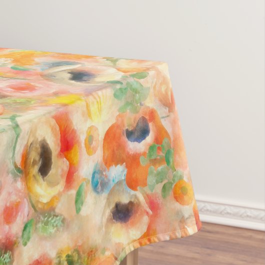 オレンジ春の花 テーブルクロス (インサイチュ)