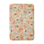 オレンジ春の花 バスマット (正面縦)