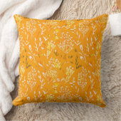 オレンジ春カラークッション クッション (ブランケット)