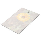 オレンジ春フラッシュアフリカデイジークローズアップ写真 ノートパッド (アングル)