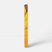 オレンジ春フラッシュアフリカデイジークローズアップ写真 SAMSUNG GALAXYケース (左側面)