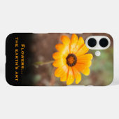 オレンジ春フラッシュアフリカデイジーフォトカスタム Case-Mate iPhoneケース (裏面 (横))