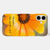 オレンジ春フラッシュアフリカデイジー写真 Case-Mate iPhoneケース (裏面 (横))
