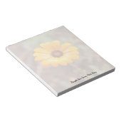 オレンジ春フラッシュアフリカデイジー花写真 ノートパッド (アングル)