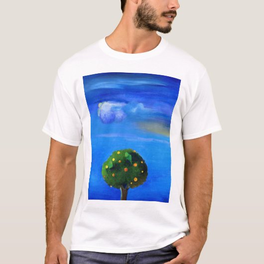 オレンジ木2012年上の明るい兆候 Tシャツ (正面)