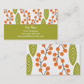 オレンジ果実の名刺 名刺 (正面/裏面)