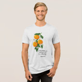 オレンジ果実 創世記12:2 トライブレンドTシャツ (正面全面)