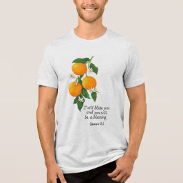 オレンジ果実 創世記12:2 トライブレンドＴシャツ