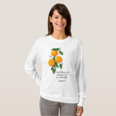 オレンジ果実 創世記12:2 Tシャツ (正面フル)