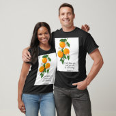 オレンジ果実 創世記12:2 Tシャツ (ユニセックス)