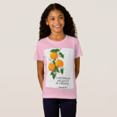 オレンジ果実 創世記12:2 Tシャツ (正面フル)