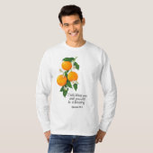 オレンジ果実 創世記12:2 Tシャツ (正面フル)