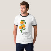 オレンジ果実 創世記12:2 Tシャツ (正面フル)