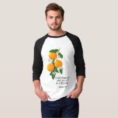 オレンジ果実 創世記12:2 Tシャツ (正面フル)