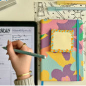 オレンジ柄ポストイットノート7.6 x 7.6 cm ポストイット