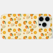 オレンジ柄 Case-Mate iPhoneケース (裏面 (横))