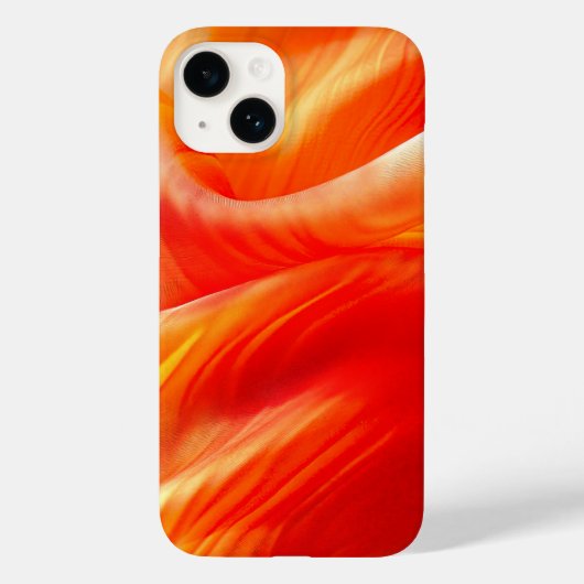 オレンジ柄 Case-Mate iPhoneケース (裏面)