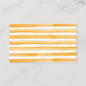 オレンジ柑橘系フローラベビーシャワーおむつラッフル エンクロージャーカード (裏面)