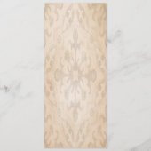 オレンジ柑橘類の木の花の水色結婚の メニュー (裏面)