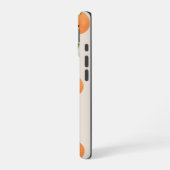 オレンジ柑橘類の果物 iPhone 16ケース (左側面)