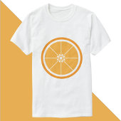オレンジ柑橘類フルーツスライス Tシャツ