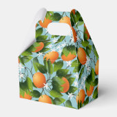 オレンジ柑橘類フルーツフローラパーティー フェイバーボックス (裏面サイド)