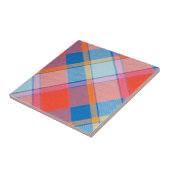 オレンジ格子縞のタイル タイル (側面)