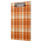 オレンジ格子縞 クリップボード (左)