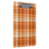 オレンジ格子縞 クリップボード (右)